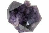 Deep Purple Amethyst Crystal Cluster With Large Crystals #223393-2